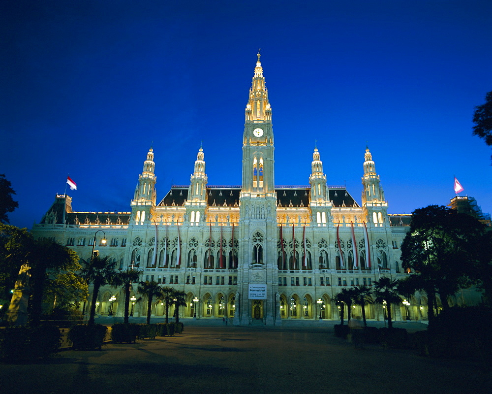 Rathaus (Town Hall), Vienna, Austria, Europe