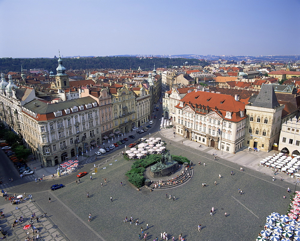 Old Town Square (Staromestske namesti), Prague, Czech Republic, Europe