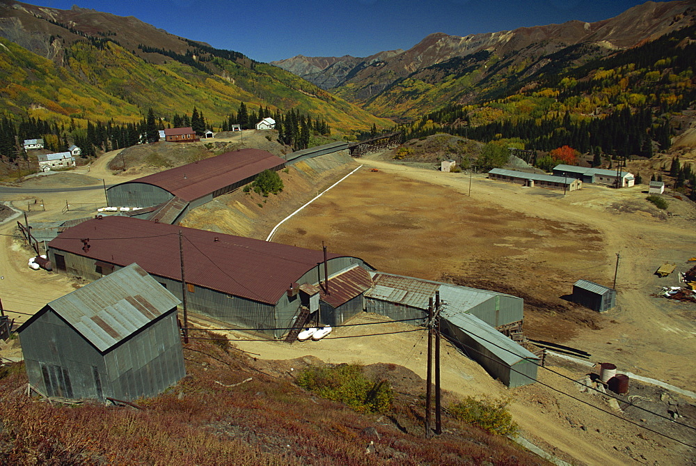 Silver mines near Silverton, Colorado, United States of America, North America