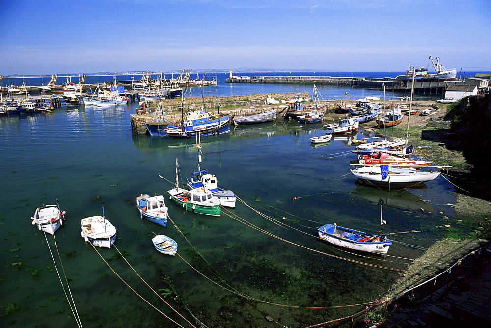 Harbour and fishing fleet, Penzance, Cornwall, England, United Kingdom, Europe