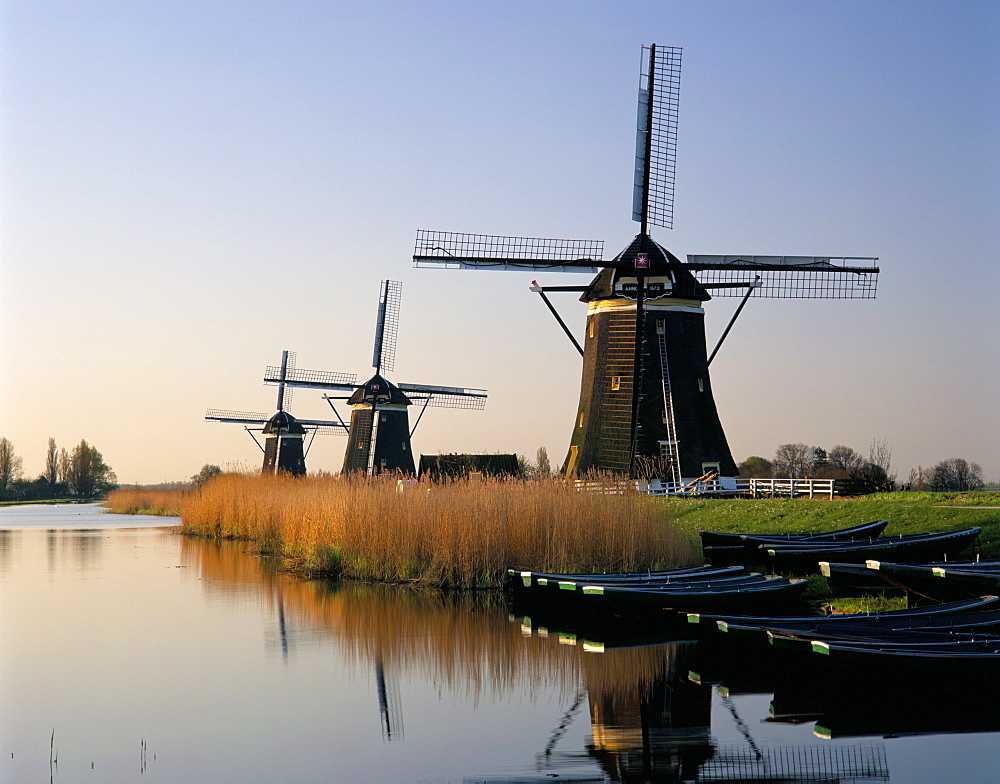 Windmills, Leidschendam, The Netherlands, Europe