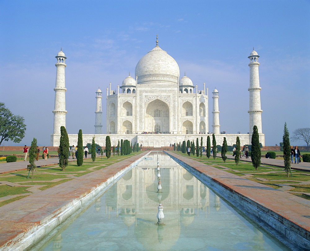 The Taj Mahal, Agra, Uttar Pradesh State, India