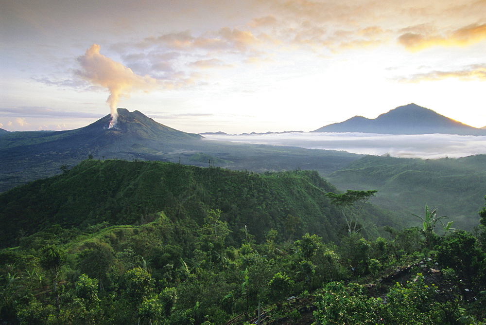 Mount Gunung Batur volcano, Bali, Indonesia