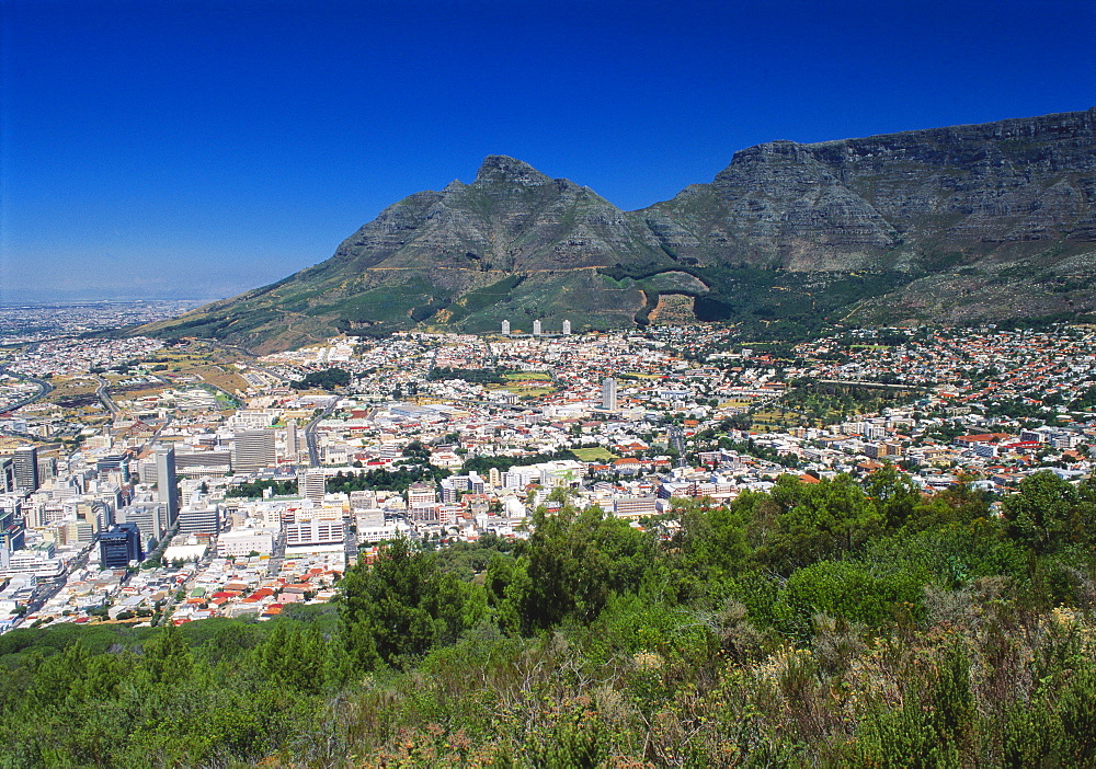 Cape Town and Table Mountain, South Africa