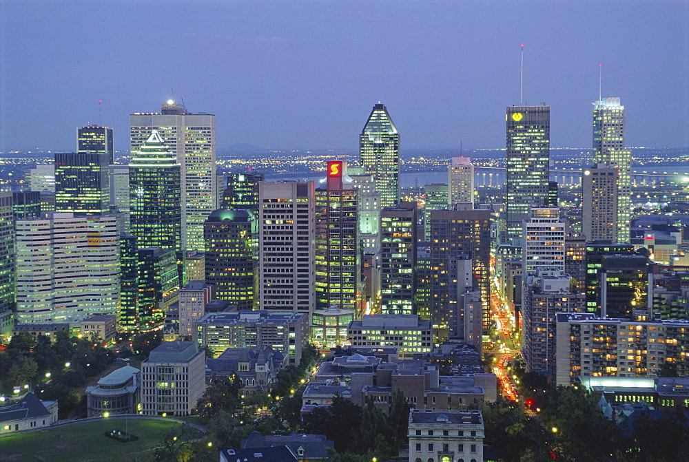 City skyline, Montreal, Quebec Province, Canada