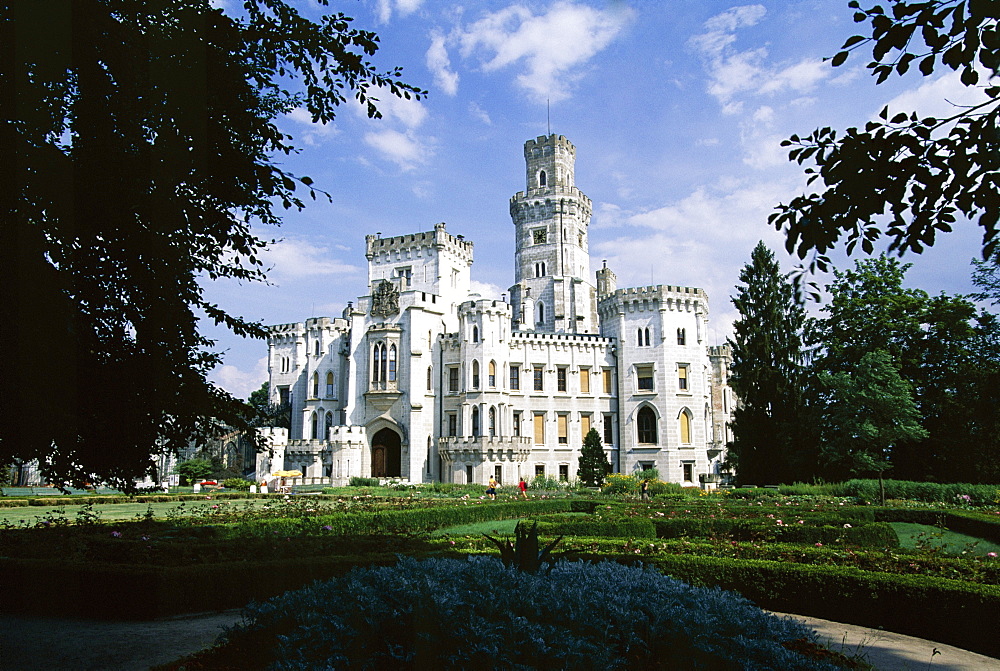 Hluboka Castle, Hluboka, South Bohemia, Czech Republic, Europe