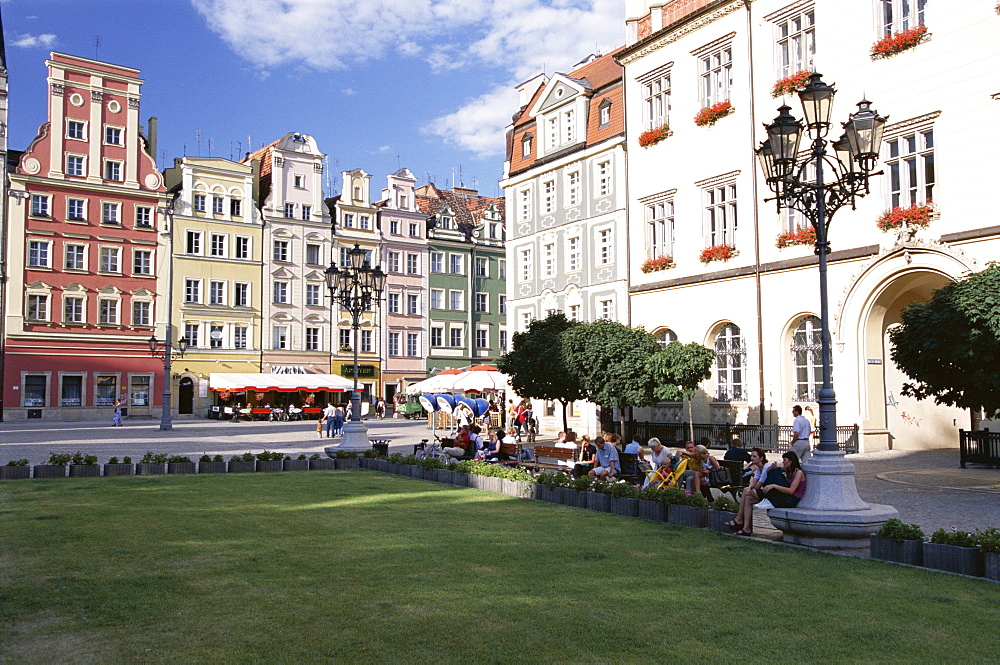 The Rynek (Town Square), Wroclaw, Silesia, Poland, Europe