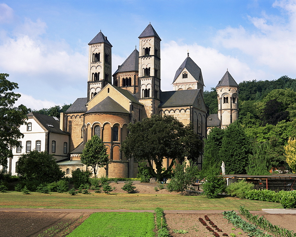 Maria Laach Abbey, Rhineland Palatinate, Germany, Europe