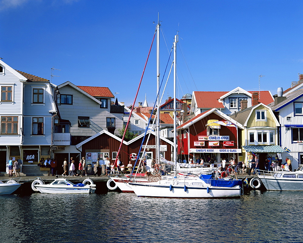 Smogen fishing village, Bohuslan coast, Sweden, Scandinavia, Europe