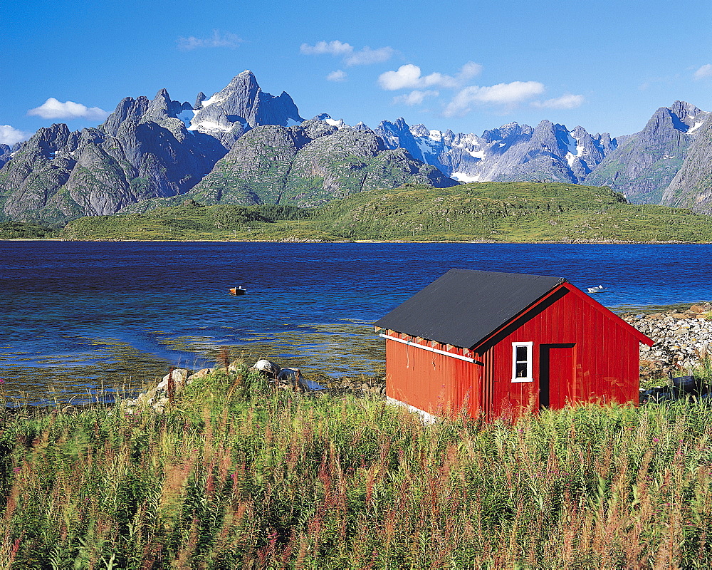 Trolltinden Mountains, Lofoten Islands, Norway