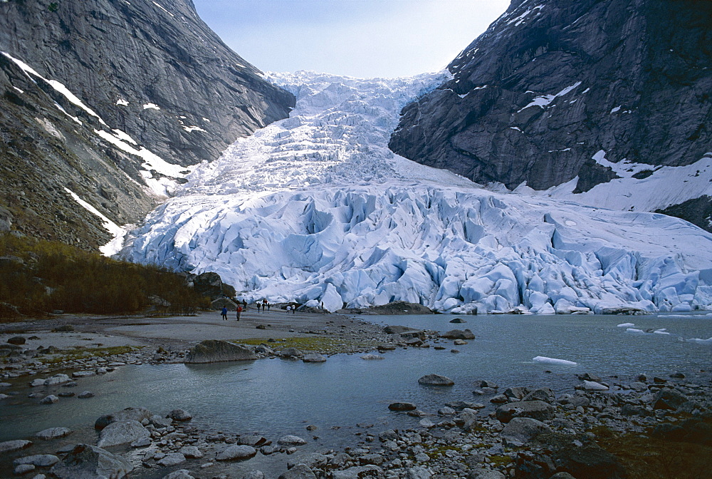 Briksdalsbreen Glacier, Western Fjord, Norway, Scandinavia, Europe