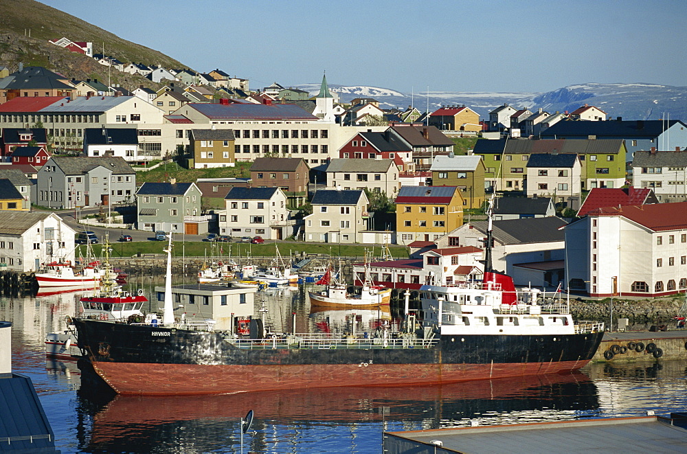 Honningsvag, the world's northernmost town, Finnmark, Norway, Scandinavia, Europe