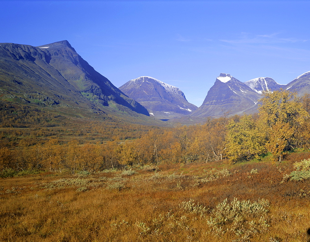 Mount Kebnekaise, Sweden's highest mountain, Laponia, Lappland, Lappland, Sweden, Scandinavia