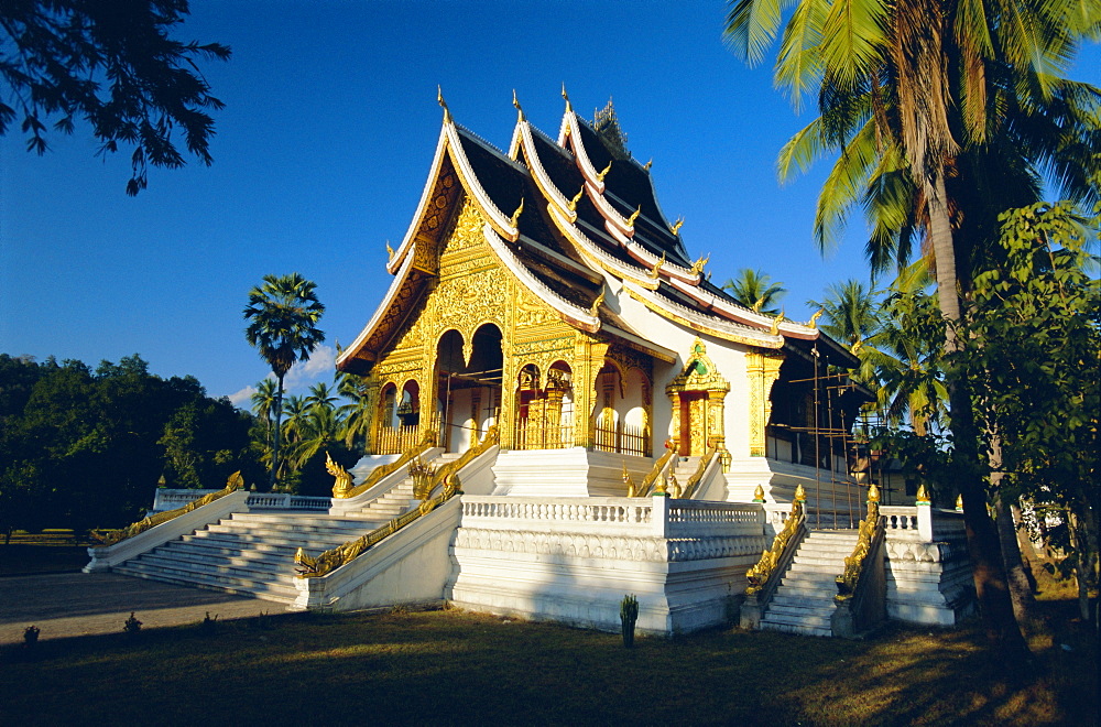 Ornate religious pavilion, the Haw Pha Bang, Royal Palace Museum, Luang Prabang, Laos