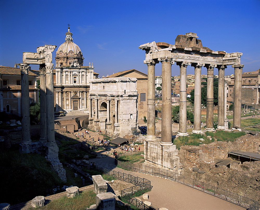 Roman Forum, UNESCO World Heritage Site, Rome, Lazio, Italy, Europe