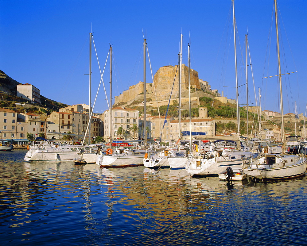 Bonifacio harbour, Corsica, France