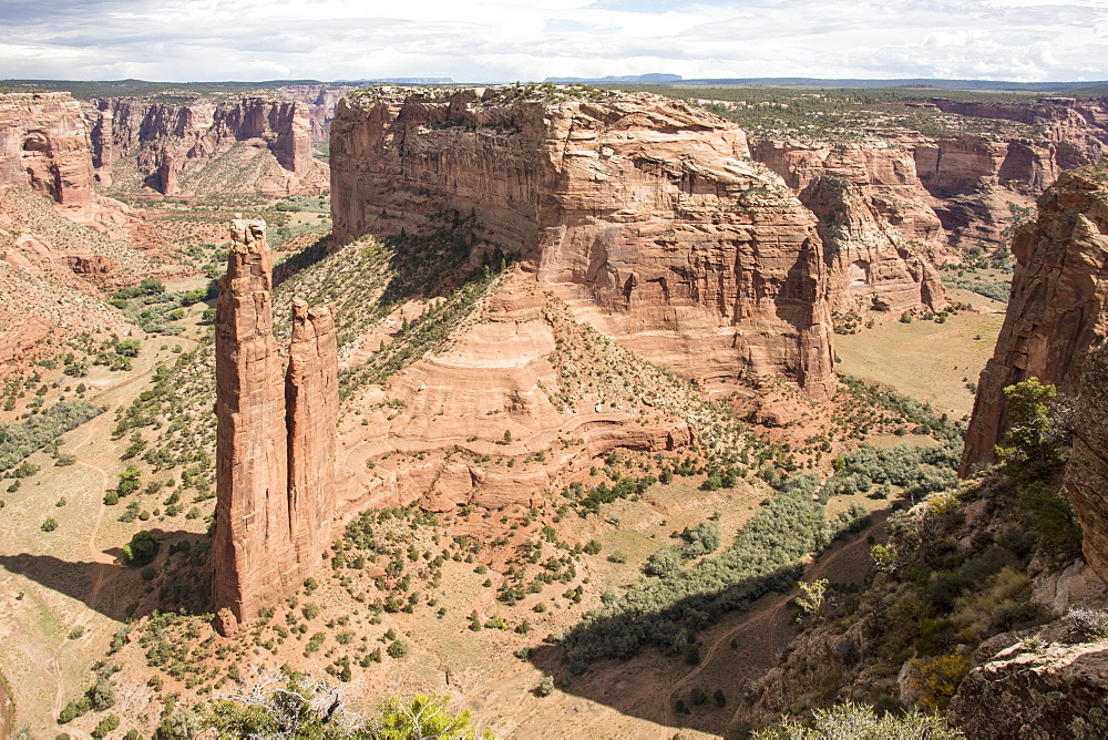 Spider Rock, Canyon de Chelly National Monument, Arizona, United States of America, North America