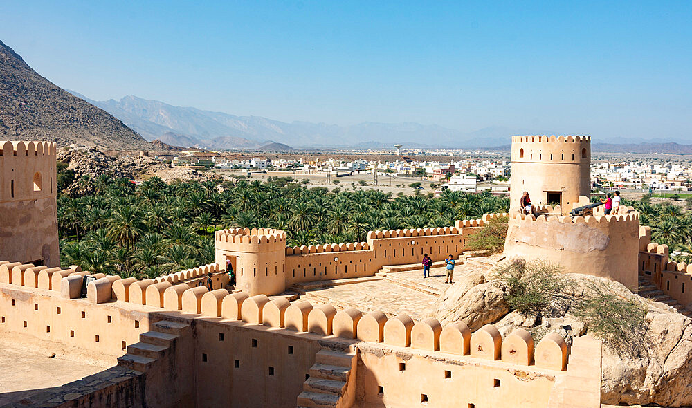 Nakhl Fort on northern edge of Jabal Akhdar, Oman, Middle East