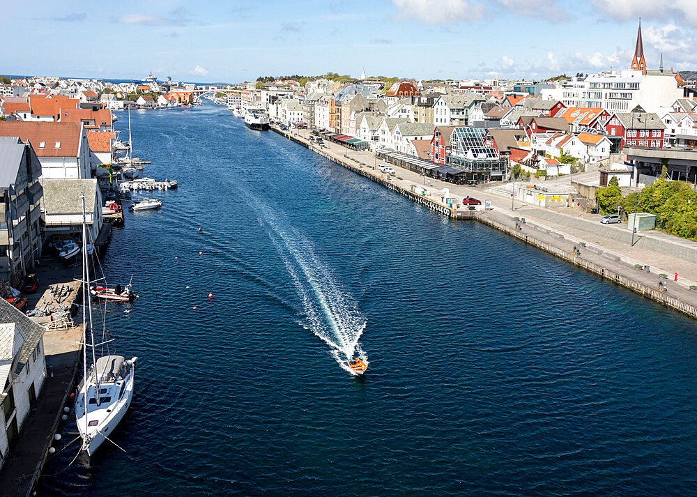 Downtown Haugesund, Rogaland, Norway, Scandinavia, Europe