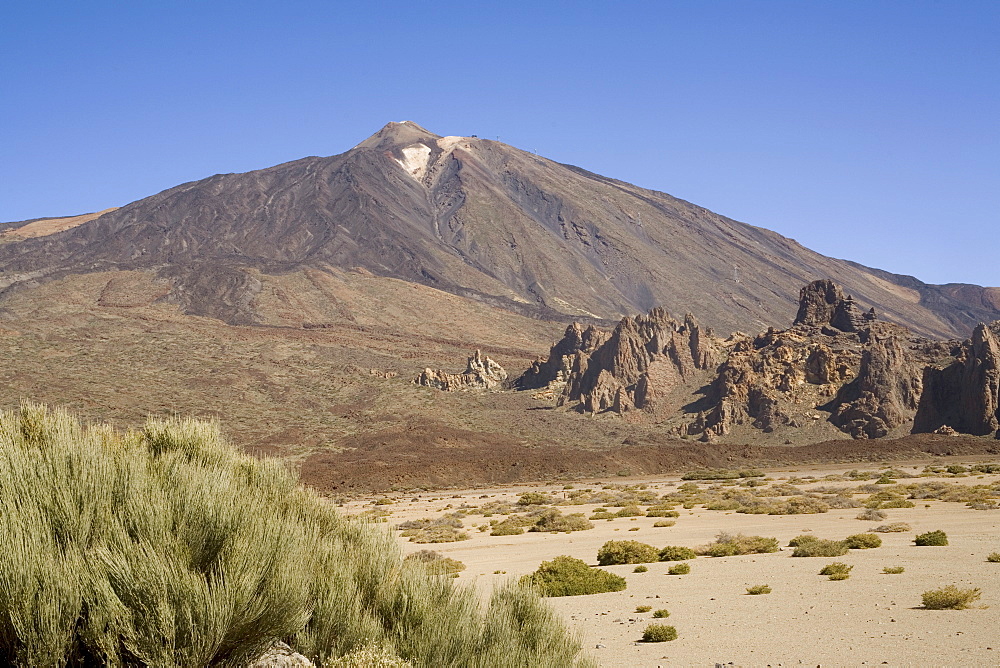 Mount Teide from Llano de Ucanca, Tenerife, Canary Islands, Spain, Europe