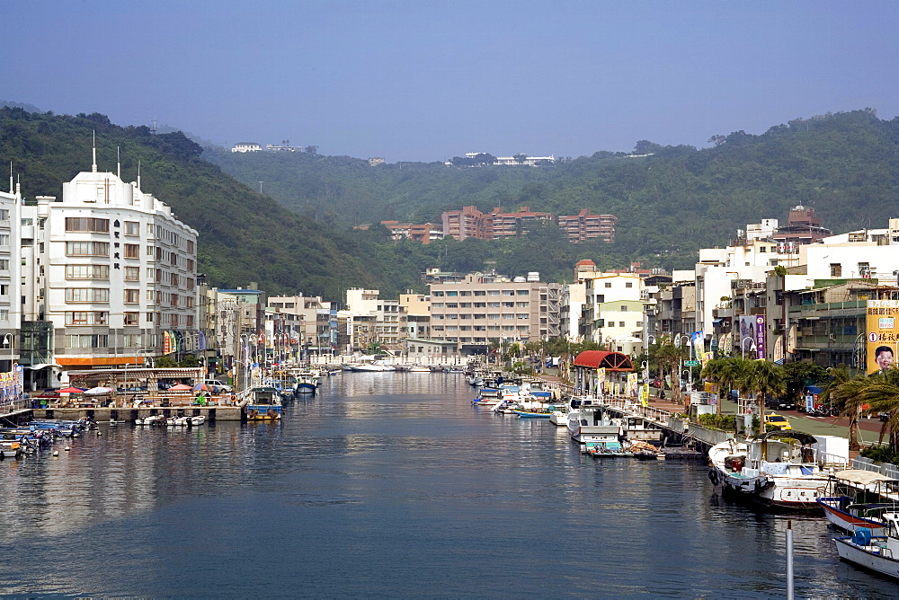 Marina and harbour, Kaohsiung, Taiwan, Asia