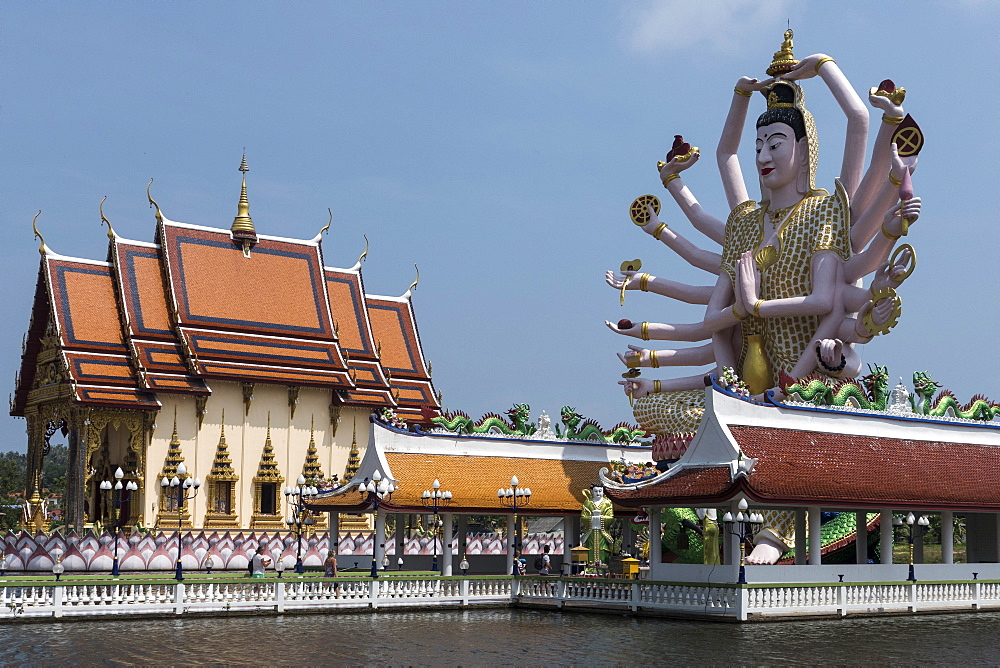 Choeng Mon Temple, Koh Samui, Thailand, Southeast Asia, Asia