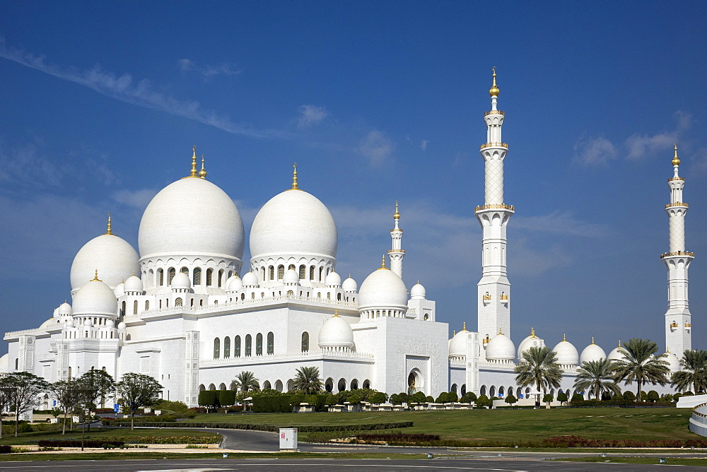 Sheikh Zayed Grand Mosque, Abu Dhabi, United Arab Emirates, Middle East