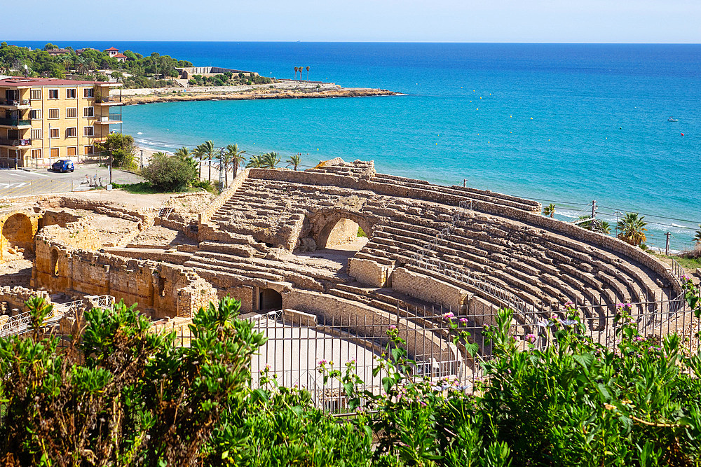 Roman Amphitheatre, Tarragona, Catalonia, Spain, Europe