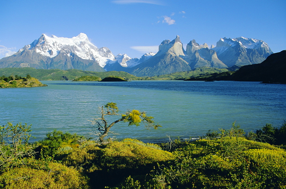 Lake Pehoe, Torres del Paine National Park, Chile, South America