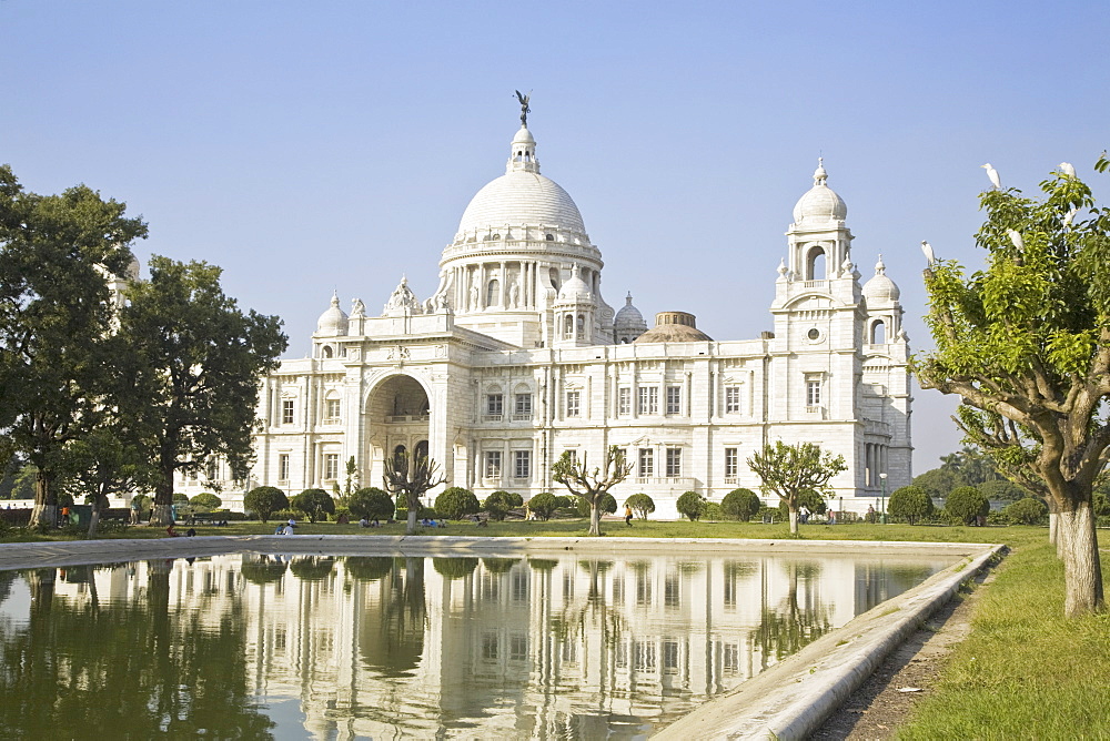 Victoria Memorial, Chowringhee, Kolkata (Calcutta), West Bengal, India, Asia