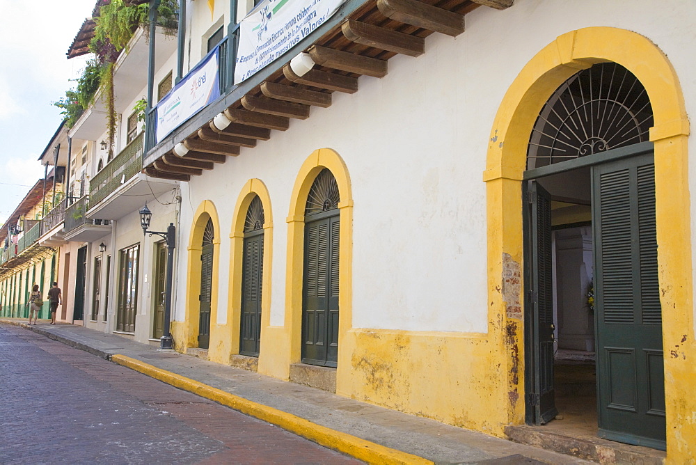 Street in Casco Viejo, Panama City, Panama, Central America