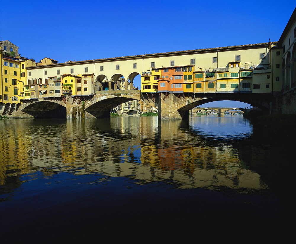 Ponte Vecchio Over the River Arno, Florence, Italy