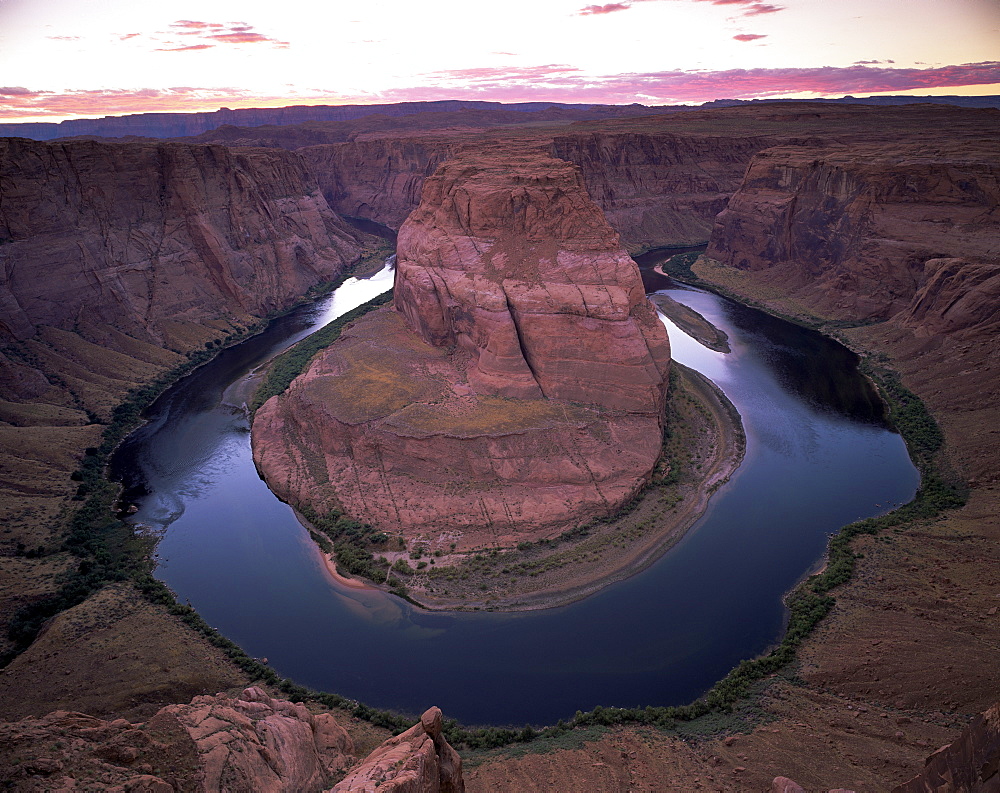 Horseshoe Bend, Colorado River, Utah, United States of America (U.S.A.), North America