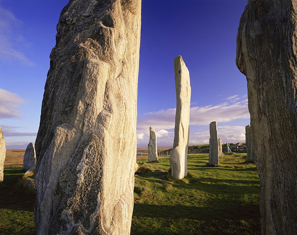 Standing stones of Callanish, Isle of Lewis, Outer Hebrides, Scotland, United Kingdom, Europe