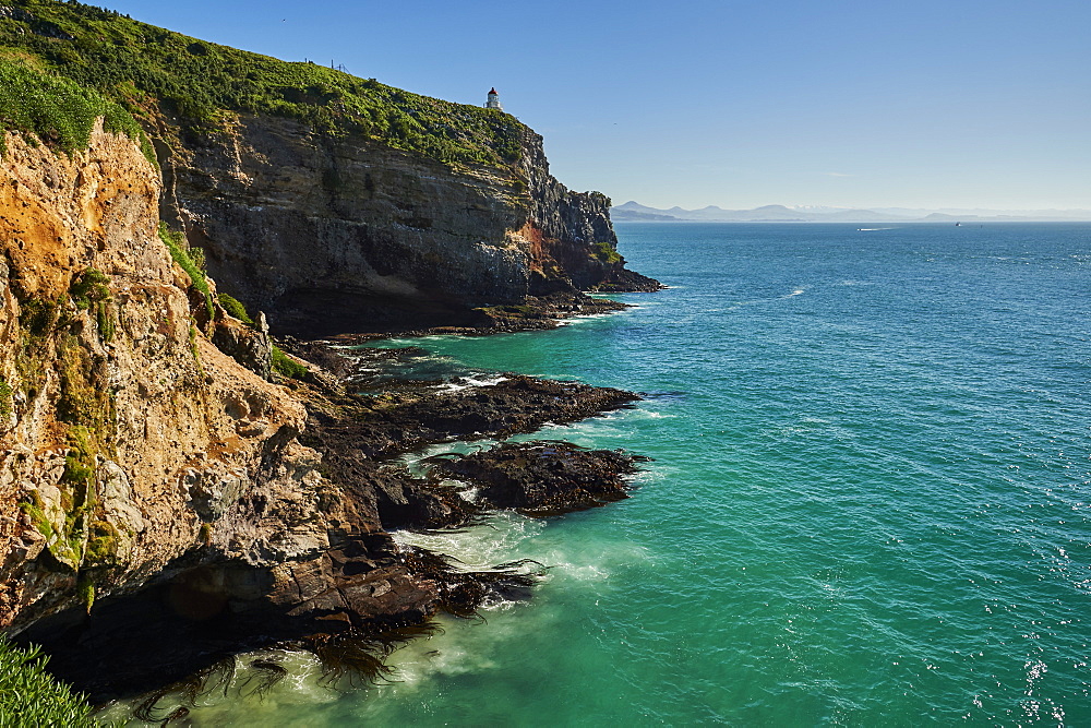 Clear Pacific waters at Harington Point on Otago Peninsula, Otago, South Island, New Zealand, Pacific