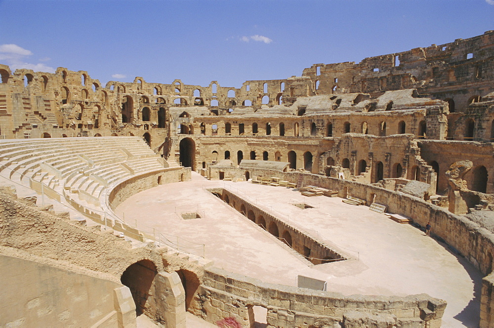 Roman amphitheatre of El Djem, Tunisia, North Africa