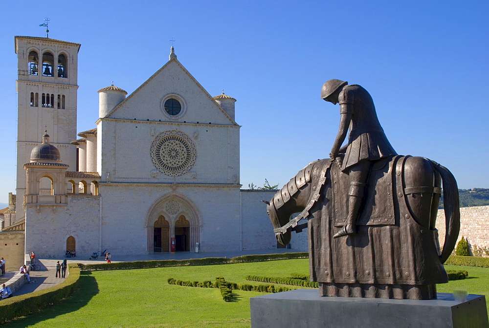 Basilica di San Francesco, Assisi, UNESCO World Heritage Site, Umbria, Italy, Europe