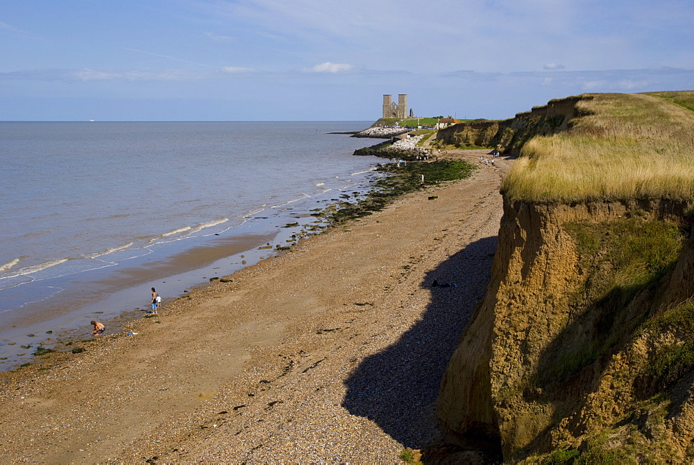 Reculver Towers, Herne Bay, Kent, England, United Kingdom, Europe