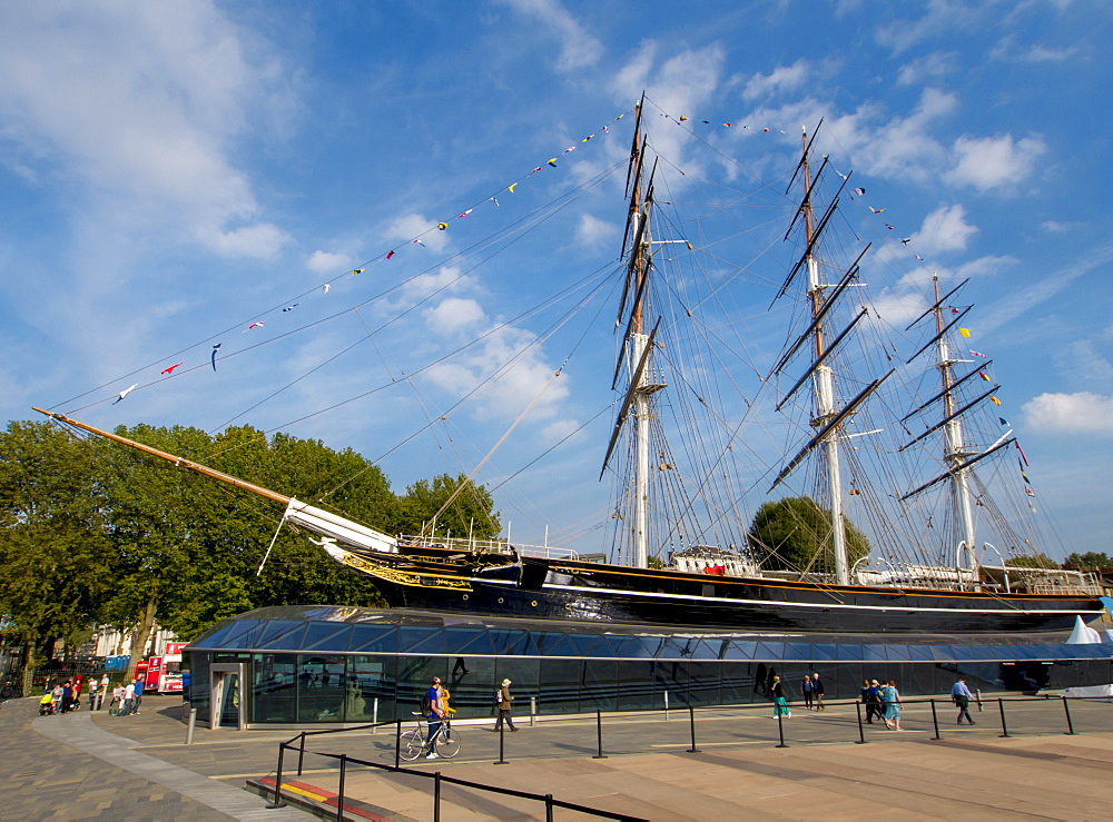 The renovated Cutty Sark, Greenwich, London, England, United Kingdom, Europe 