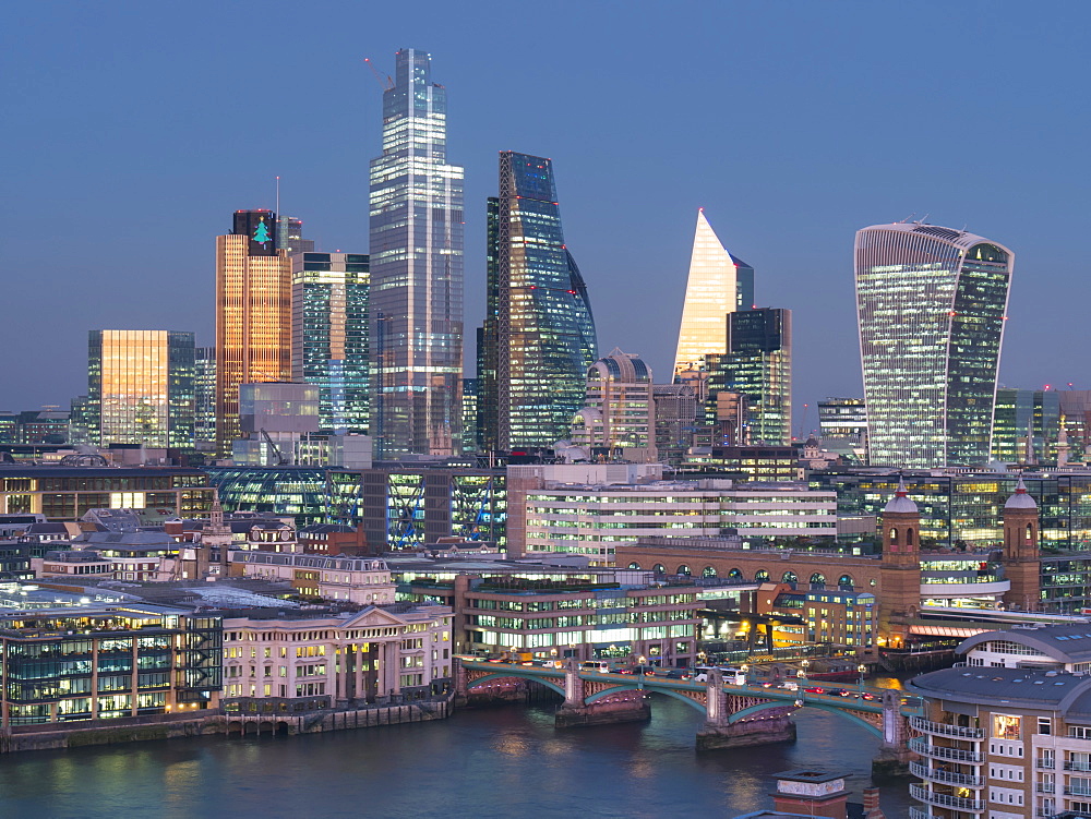 City of London, Square Mile, image shows completed 22 Bishopsgate tower, London, England, United Kingdom, Europe