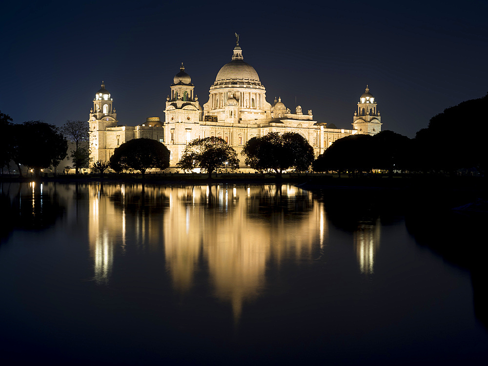 The Victoria Memorial, Kolkata, West Bengal, India, Asia