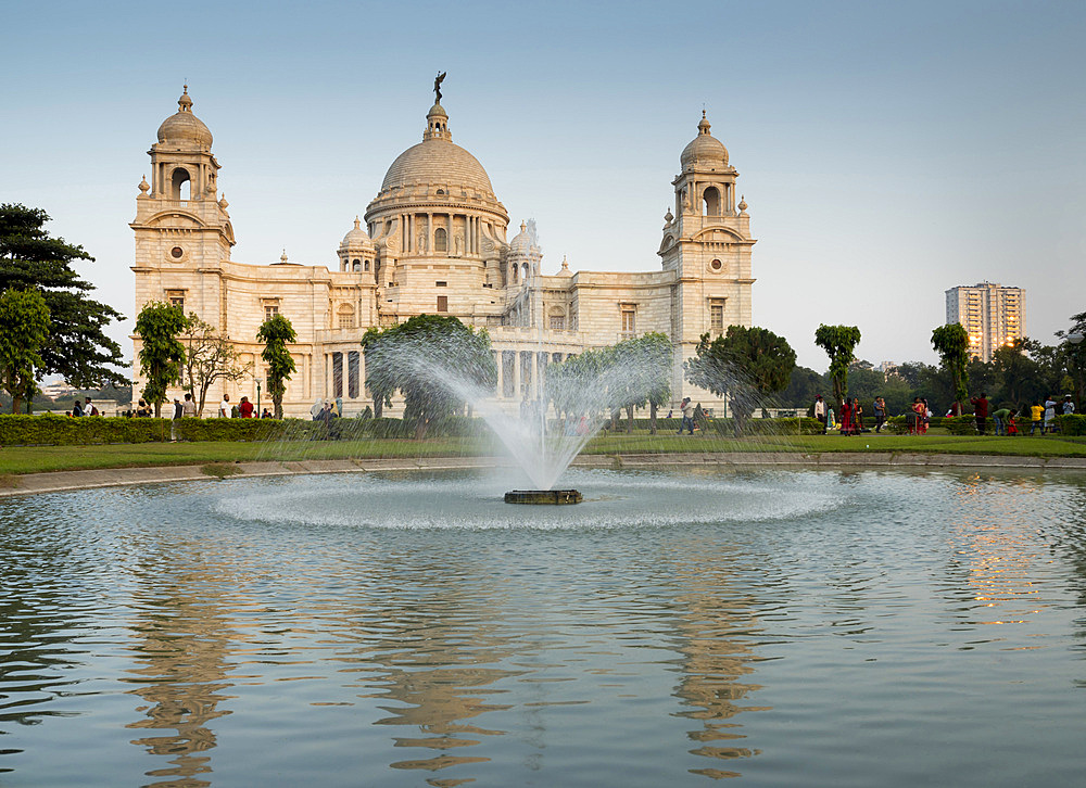 The Victoria Memorial, Kolkata, West Bengal, India, Asia