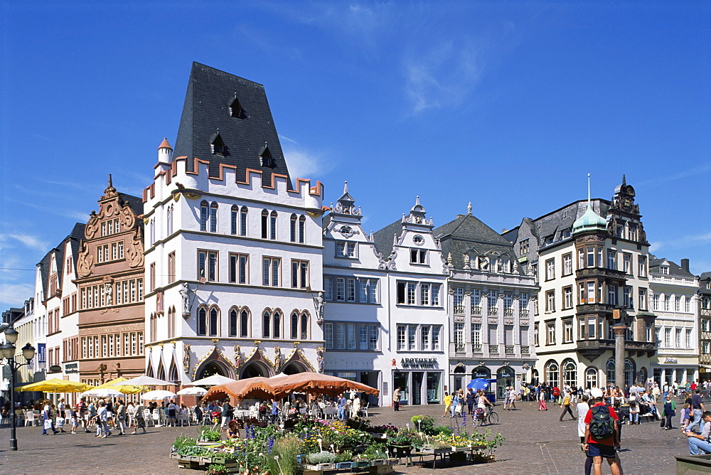 Hauptmark (Market Square), Trier, Rheinland-Pfalz, Germany, Europe