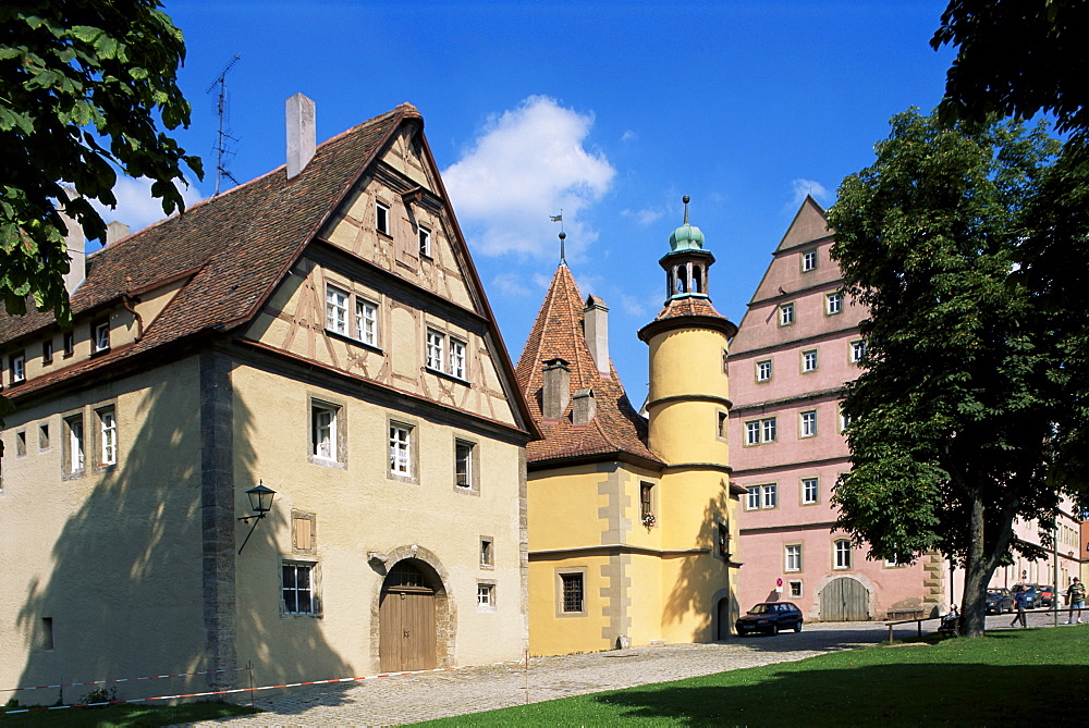 Rossmuhle, Rothenburg ob der Tauber, Bavaria, Germany, Europe