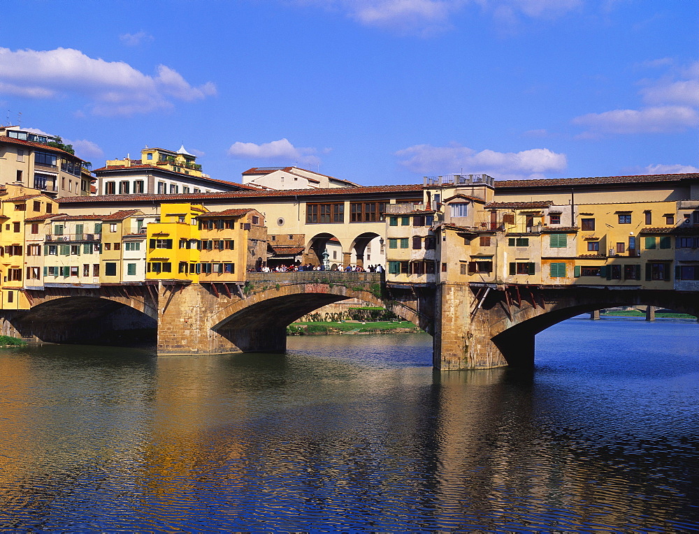 Ponte Vecchio Over the River Arno, Florence, Italy