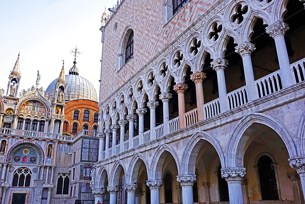 Doge's Palace, Venice, UNESCO World Heritage Site, Veneto, Italy, Europe