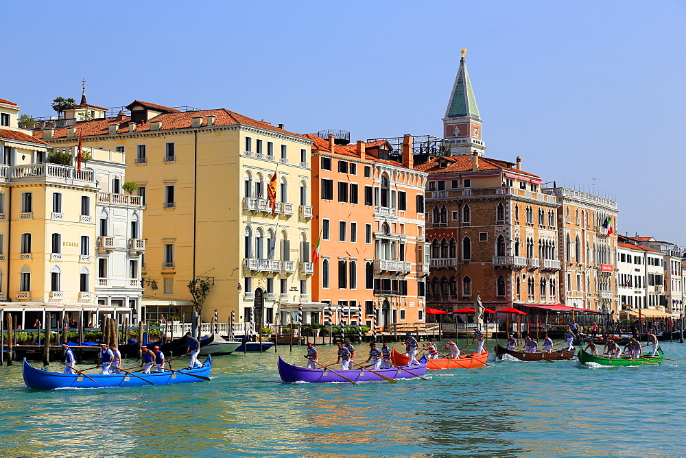 Canal Grande (Grand Canal), Venice, UNESCO World Heritage Site, Veneto, Italy, Europe