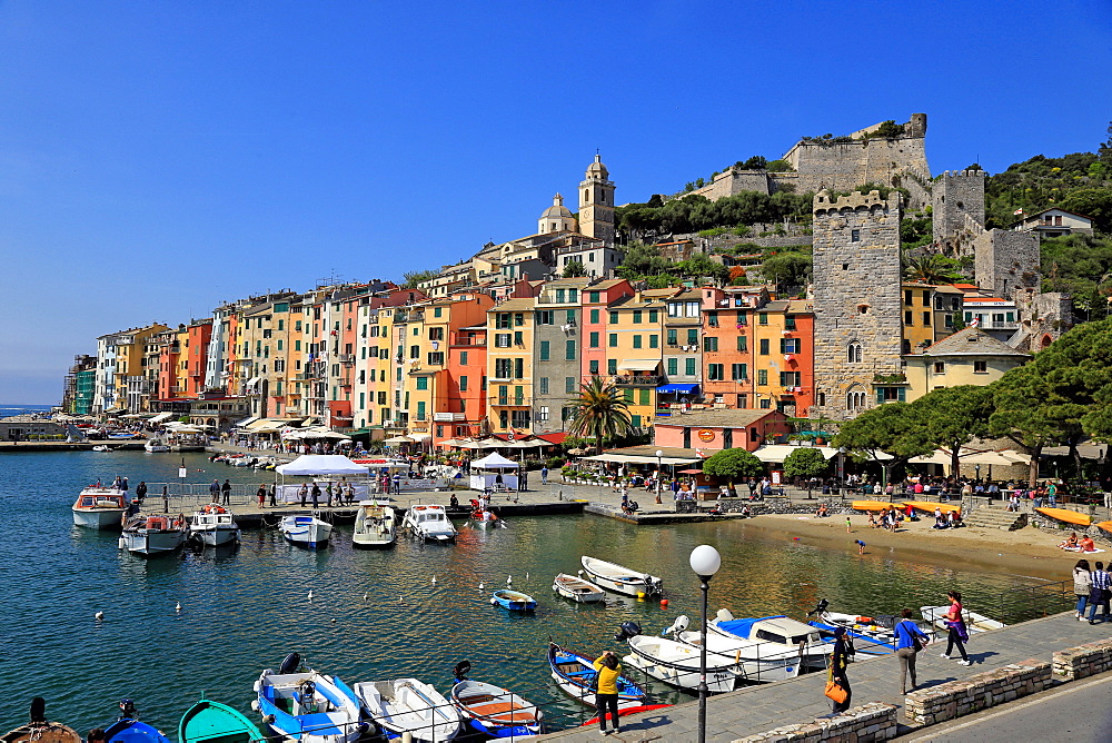 Portovenere, Italian Riviera, UNESCO World Heritage Site, Liguria, Italy, Europe