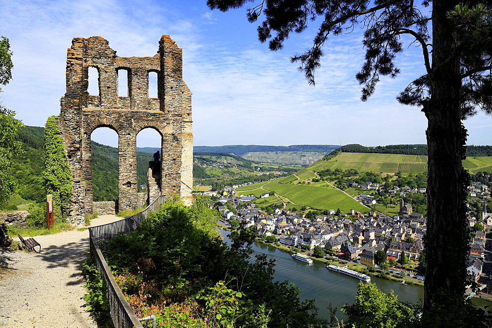 Grevenburg Castle Ruin, Traben-Trabach, Moselle Valley, Rhineland-Palatinate, Germany, Europe