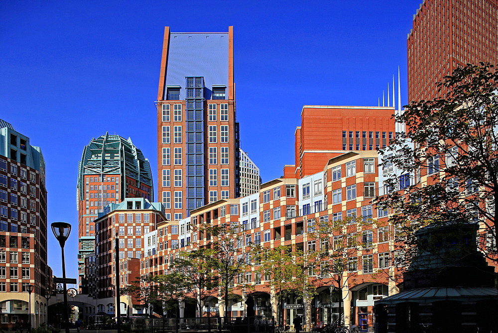 Business District in The Hague, South Holland, Netherlands, Europe